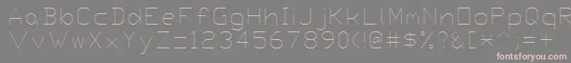 Proxy6 Font – Pink Fonts on Gray Background