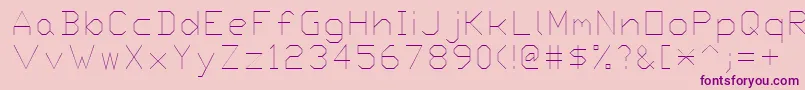 Proxy6 Font – Purple Fonts on Pink Background
