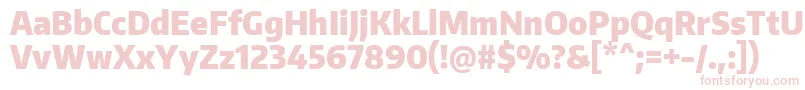EncodesanscondensedBlack Font – Pink Fonts on White Background