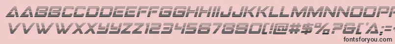 Strikefightergradital Font – Black Fonts on Pink Background