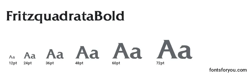 Размеры шрифта FritzquadrataBold