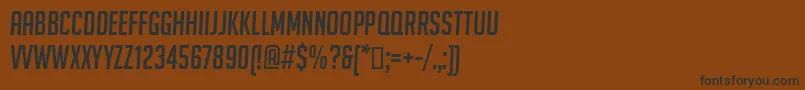 More about BigNoodleTitlingOblique Font BigNoodleTitlingOblique Font – Black Fonts on Brown Background