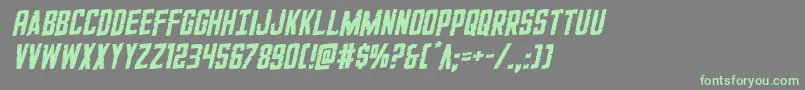 More about GiIncognitorotal Font GiIncognitorotal Font – Green Fonts on Gray Background