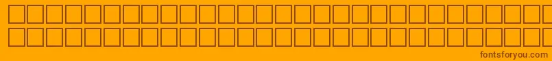 OlivetteRegular Font – Brown Fonts on Orange Background