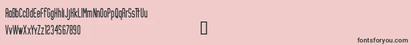 CfcraigrobinsonRegular-Schriftart – Schwarze Schriften auf rosa Hintergrund