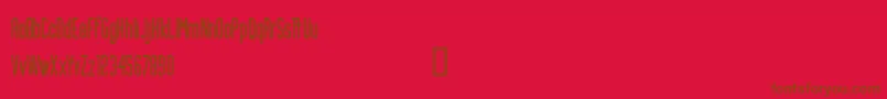 Lisätietoja CfcraigrobinsonRegular-fontista CfcraigrobinsonRegular-fontti – ruskeat fontit punaisella taustalla