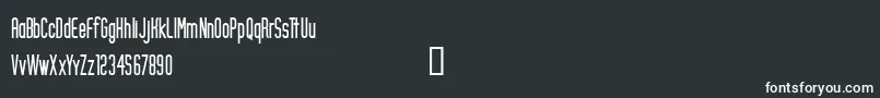 CfcraigrobinsonRegular Font – White Fonts on Black Background