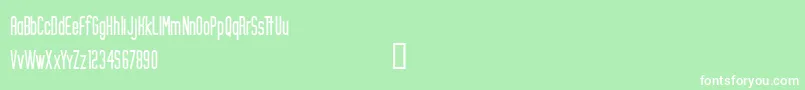 CfcraigrobinsonRegular Font – White Fonts on Green Background