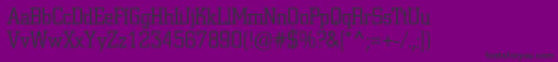 Coliseumlightc Font – Black Fonts on Purple Background