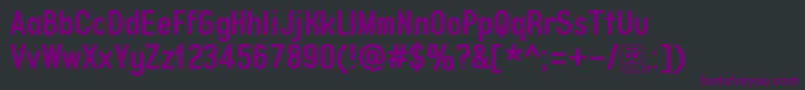 TypoQuikBoldDemo Font – Purple Fonts on Black Background