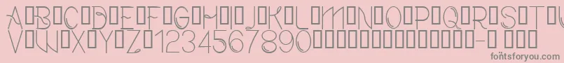 Saiba mais sobre a fonte CfmodernRegular Fonte CfmodernRegular – fontes cinzas em um fundo rosa