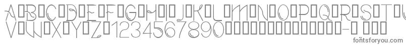 CfmodernRegular Font – Gray Fonts on White Background