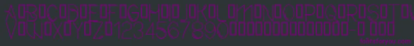 CfmodernRegular Font – Purple Fonts on Black Background