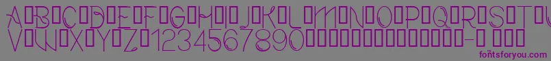 CfmodernRegular Font – Purple Fonts on Gray Background