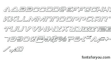 4114Blaster3DItalic font – Fonts Starting With 4