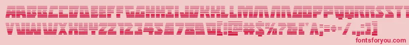 Halfshellherograd Font – Red Fonts on Pink Background