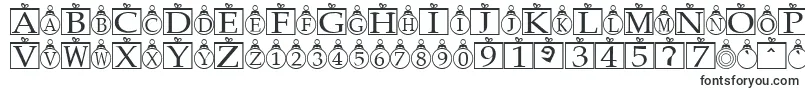 Xmasbells-fontti – lohkofontit