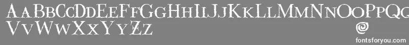 Valdemar Font – White Fonts on Gray Background