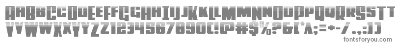 Powerlordhalf Font – Gray Fonts on White Background