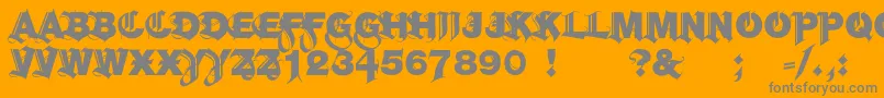 More about HelGroteskGothiqBlack Font HelGroteskGothiqBlack Font – Gray Fonts on Orange Background
