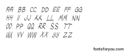 Review of the UglykidsItalic Font