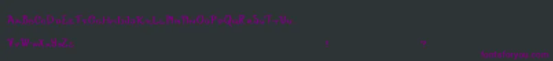PaperAirplanes Font – Purple Fonts on Black Background