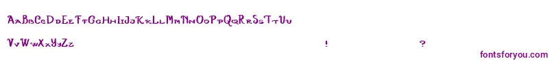 PaperAirplanes-Schriftart – Violette Schriften