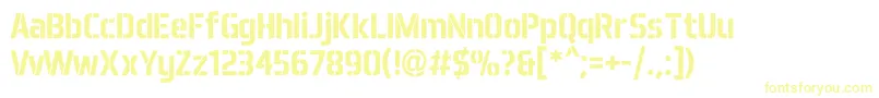 AeroMaticsStencilBold Font – Yellow Fonts