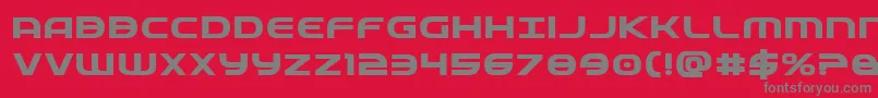 Шрифт Fedserviceexpbold – серые шрифты на красном фоне