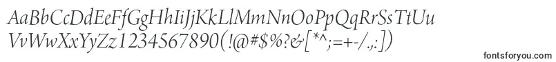 ArnoproLightitalic36pt Font – Transparent Fonts