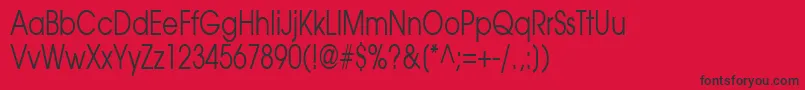 Agavalanche75Normal Font – Black Fonts on Red Background