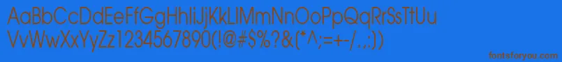 More about Agavalanche75Normal Font Agavalanche75Normal Font – Brown Fonts on Blue Background