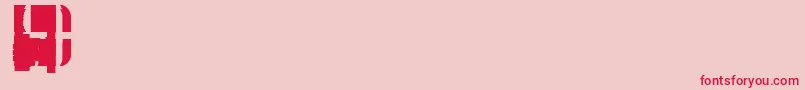 SuncatcherFill Font – Red Fonts on Pink Background