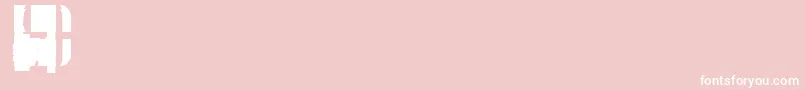 SuncatcherFill Font – White Fonts on Pink Background