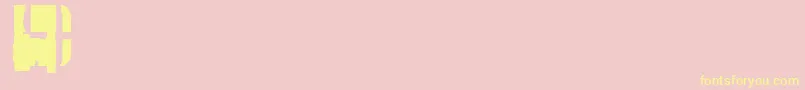 SuncatcherFill Font – Yellow Fonts on Pink Background