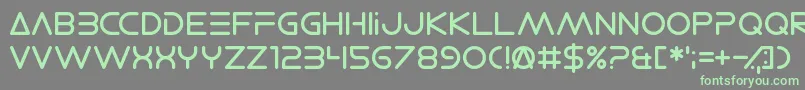 More about ElectroShackle Font ElectroShackle Font – Green Fonts on Gray Background