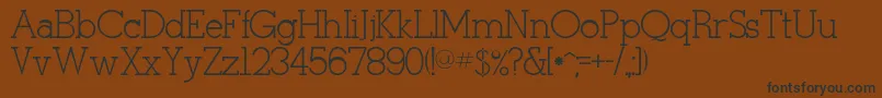 Rsstymie Font – Black Fonts on Brown Background
