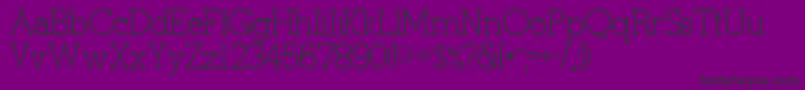 フォントRsstymie – 紫の背景に黒い文字