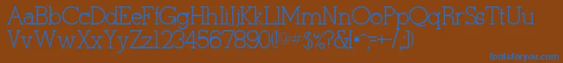 More about Rsstymie Font Rsstymie Font – Blue Fonts on Brown Background