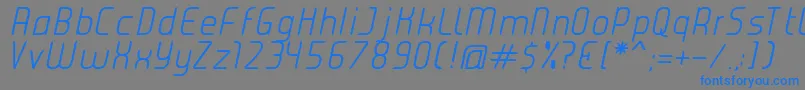 fuente JuiceLightItalic – Fuentes Azules Sobre Fondo Gris