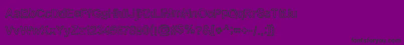 Bn Font – Black Fonts on Purple Background