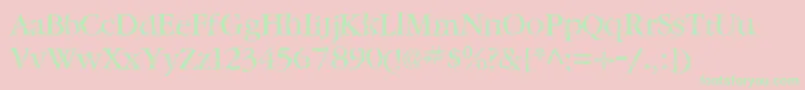 TwylitezoneBook Font – Green Fonts on Pink Background