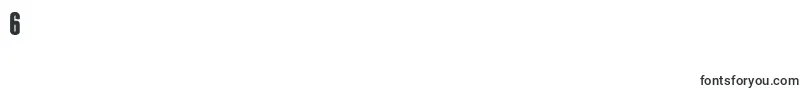 LongHairedFreakyPeople-Schriftart – Schriften für die Ziffer 6