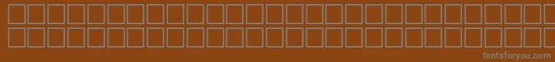 ArrowsnRegular Font – Gray Fonts on Brown Background