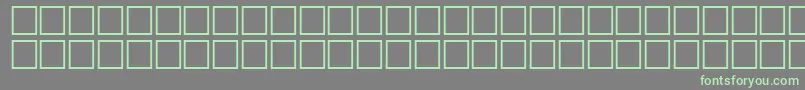 ArrowsnRegular-fontti – vihreät fontit harmaalla taustalla