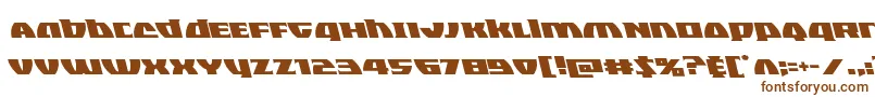 Blackbishopleft Font – Brown Fonts on White Background