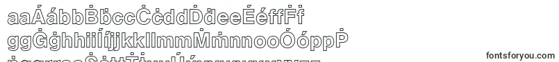 フォントArezzoOutlineRegular – ゲール文字