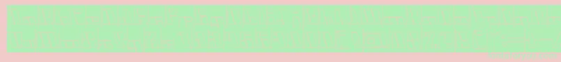 CyberInverse Font – Green Fonts on Pink Background