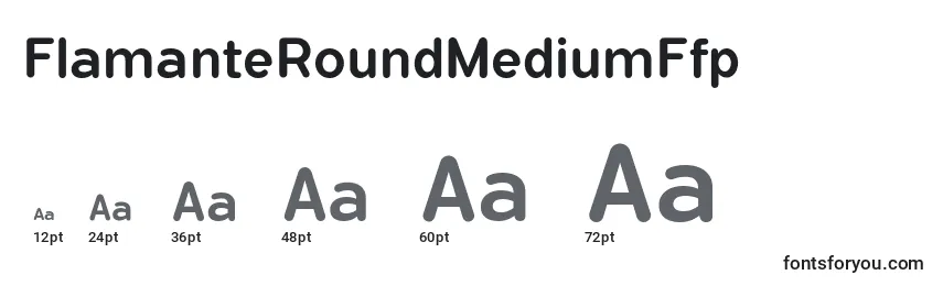 Размеры шрифта FlamanteRoundMediumFfp