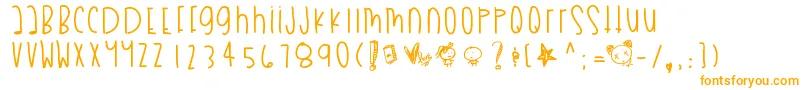 Подробнее о шрифте Myboothang Шрифт Myboothang – оранжевые шрифты